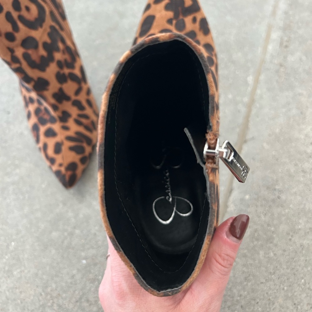 Jessica Simpson Leopard Bootie - Picture 3 of 4